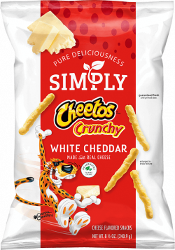 Simply™ CHEETOS® Crunchy White Cheddar Cheese Flavored Snacks